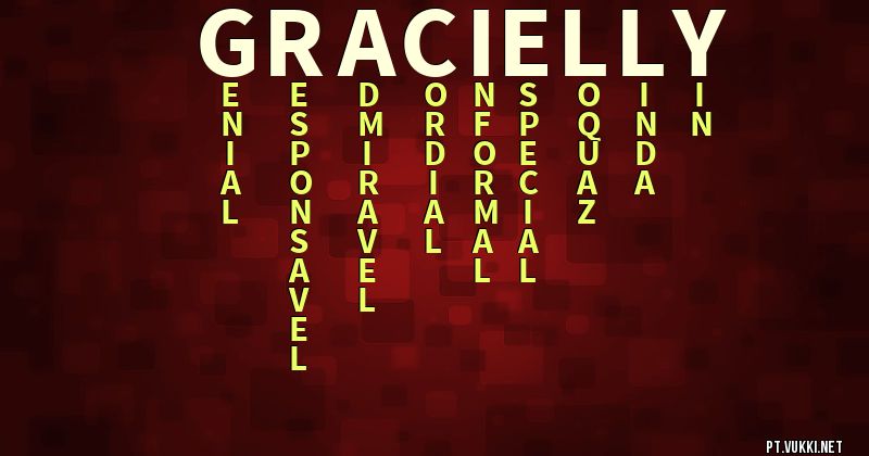 O que significa Significado do nome Gracielly - O que seu nome significa? - O que seu nome significa?