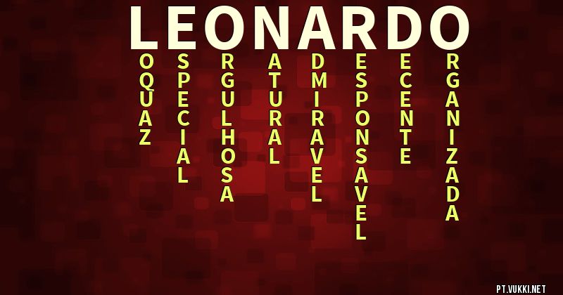 O que significa Significado do nome Leonardo - O que seu nome significa? - O que seu nome significa?