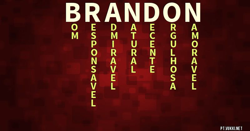 O que significa Significado do nome Brandon - O que seu nome significa? - O que seu nome significa?