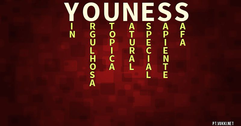 O que significa Significado do nome Youness - O que seu nome significa? - O que seu nome significa?