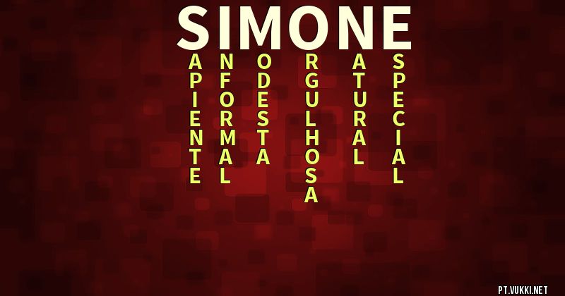 O que significa Significado do nome Simone - O que seu nome significa? - O que seu nome significa?
