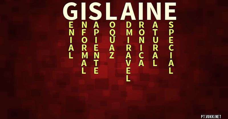 O que significa Significado do nome Gislaine - O que seu nome significa? - O que seu nome significa?
