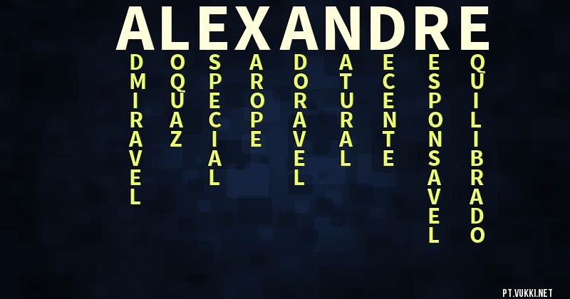 O que significa Significado do nome Alexandre - O que seu nome significa? - O que seu nome significa?