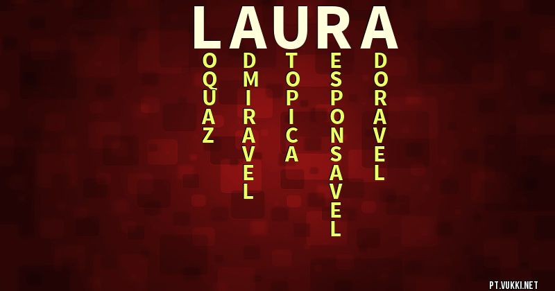 O que significa Significado do nome Laura - O que seu nome significa? - O que seu nome significa?