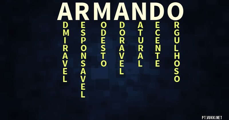 O que significa Significado do nome Armando - O que seu nome significa? - O que seu nome significa?