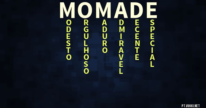 O que significa Significado do nome Momade - O que seu nome significa? - O que seu nome significa?