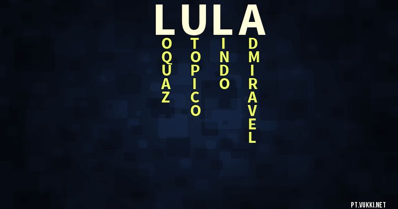 O que significa Significado do nome Lula - O que seu nome significa? - O que seu nome significa?